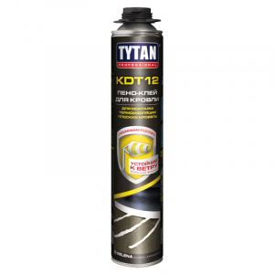 TYTAN PROFESSIONAL KDT 12 пено-клей для монтажа теплоизоляции плоской кровли (750мл)