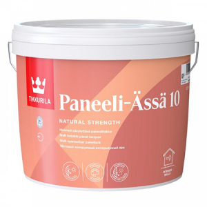 Tikkurila Paneeli Assa 10 / Тиккурила Панели Ясся 10 лак для стен акриловый матовый