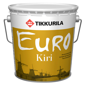 TIKKURILA EURO KIRI лак паркетный износостойкий, алкидно-уретановый, полуматовый (2,7л)