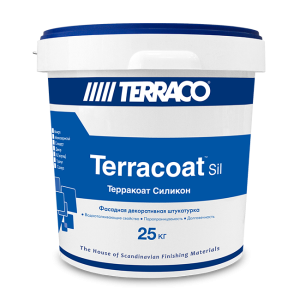 Terraco Terracoat Fine Silicone / Террако декоративная штукатурка силиконовая, шагрень