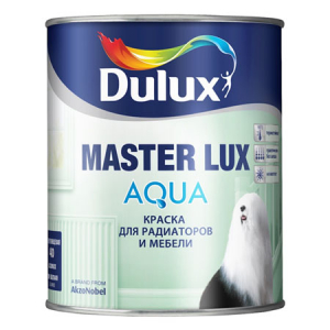 DULUX MASTER LUX AQUA краска для радиаторов и мебели, полуглянцевая 40, база BC (0,93л)