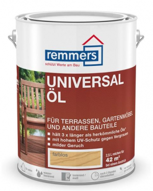 Remmers Universal-Öl / Реммерс универсальное водорастворимое масло без запаха для наружных работ