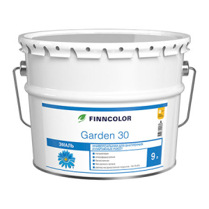 FINNCOLOR GARDEN 30 эмаль алкидная, универсальная, полуматовая, база C (9л)