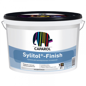 CAPAROL SYLITOL FINISH краска фасадная на силикатной основе, атмосферостойкая, база 3 (9,4л)