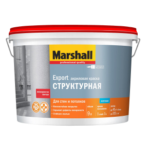 Marshall Export / Маршал Экспорт структурная водно дисперсионная краска для стен и потолков