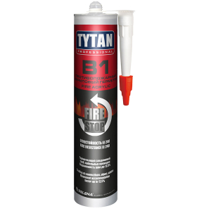 TYTAN PROFESSIONAL FIRE STOP B1 герметик противопожарный, акриловый, белый (310мл)