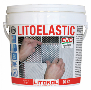 Litokol Litoelastic Evo / Литокол Литоэластик двух компонентный клей для плитки и керамогранита