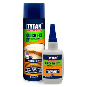 Tytan Professional / Титан двухкомпонентный цианакрилатный клей для МДФ