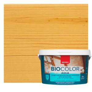 NEOMID BIO COLOR AQUA защитная декоративная пропитка на акриловой основе, золотая сосна (2,3л)