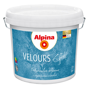 Alpina Structur Velour / Альпина декоративная штукатурка с бархатным блеском