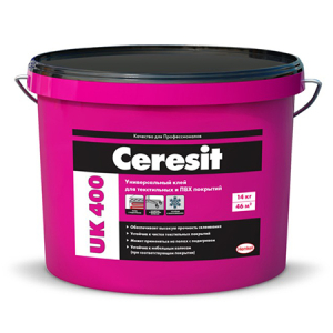 Ceresit UK 400 / Церезит клей универсальный для линолеума и ковролина