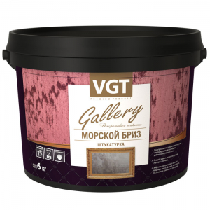 VGT GALLERY МОРСКОЙ БРИЗ штукатурка декоративная, база золото, МВ-107 (1кг)