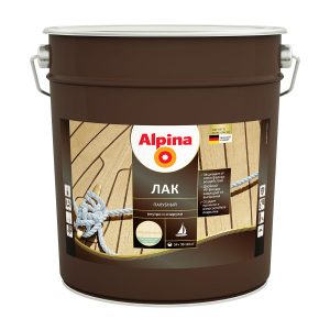 ALPINA Лак алкидно-уретановый палубный шелковисто-матовый (10л)