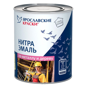ЯРОСЛАВСКИЕ КРАСКИ НЦ-132  нитраэмаль быстросохнущая, глянцевая, ярко-голубая (0,7кг)