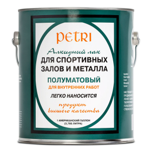 Petri Spar Gym / Петри Спар Джим лак для спортзалов полуматовый
