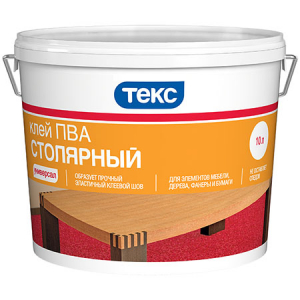 ТЕКС УНИВЕРСАЛ клей ПВА Столярный для древесины (10кг)