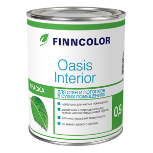 Finncolor Oasis Interior / Финнколор Оазис Интериор матовая краска для сухих помещений