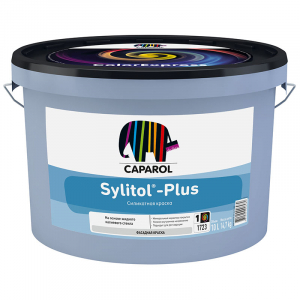 CAPAROL SYLITOL PLUS краска фасадная на силикатной основе, атмосферостойкая, база 1 (10л)