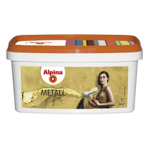 Alpina Metall Effekt / Альпина водорастворимая краска с эффектом металлик 