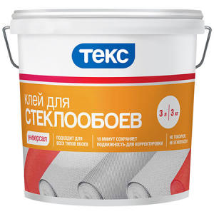 ТЕКС УНИВЕРСАЛ ДЛЯ СТЕКЛООБОЕВ клей на осове ПВА (3л)