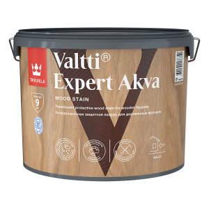 TIKKURILA VALTTI EXPERT AKVA лазурь высокоэффективная защитная, полуматовая, тик (9л)