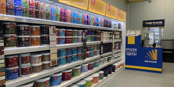 Центр Красок Tikkurila в Мытищах в ТК "Яуза"