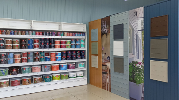 Фирменный магазин Ярославских красок в ТК «Аксон»
