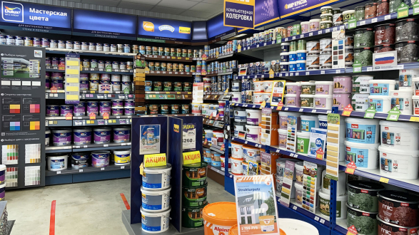Центр красок Tikkurila в Костроме в ТК "Аксон"