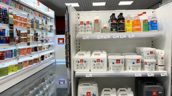 Студия Цвета Tikkurila на Варшавском шоссе в ТЦ Гранд Юг