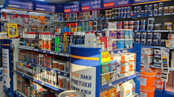 Отдельно стоящий павильон на территории ТЦ Баррикада, г. Орехово-Зуево