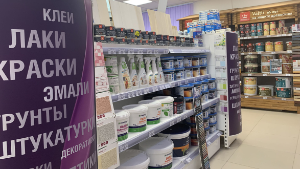 Флагманский магазин. Студия Цвета Tikkurila на проспекте Маршала Жукова