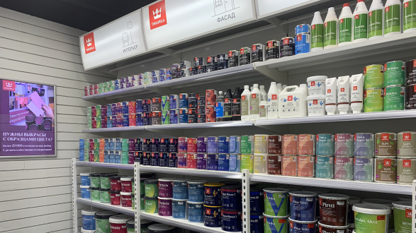 Центр Красок Tikkurila в Центре Дизайна Atrplay