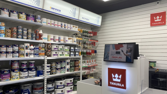 Центр Красок Tikkurila в Центре Дизайна Atrplay