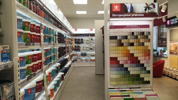Студия Цвета Tikkurila на ул. Бакунинская и ТТК