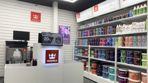 Центр Красок Tikkurila в Центре Дизайна Atrplay