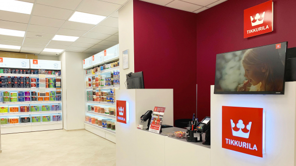 Студия Цвета Tikkurila на Люблинской улице в Марьино