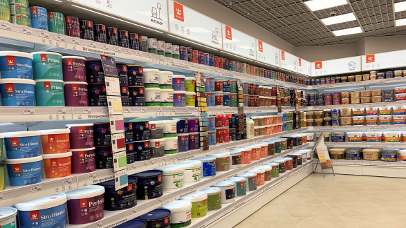 Центр Красок Tikkurila на Каширском шоссе в ТЦ Каширский Двор