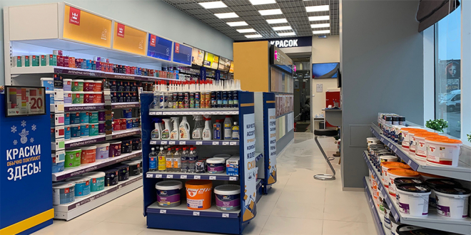 Центр Красок Tikkurila на Ленинградском шоссе в ТЦ "Family Room"