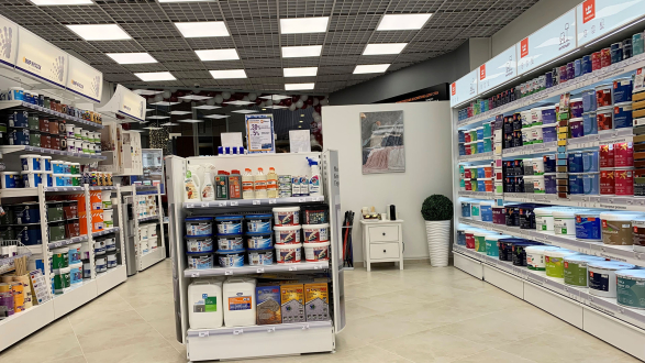 Центр Красок Tikkurila на Каширском шоссе в ТЦ Каширский Двор