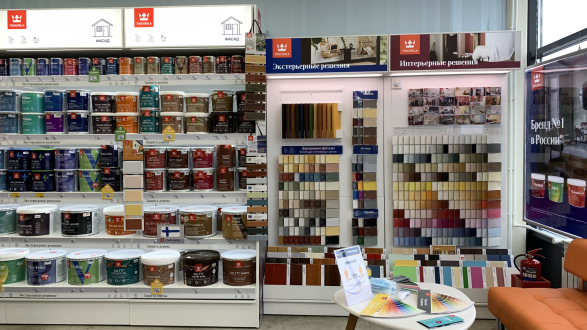 Центр красок Tikkurila в Костроме в ТК "Аксон"