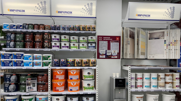 Центр Красок Tikkurila на Каширском шоссе в ТЦ Каширский Двор