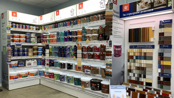 Центр красок Tikkurila в Костроме в ТК "Аксон"